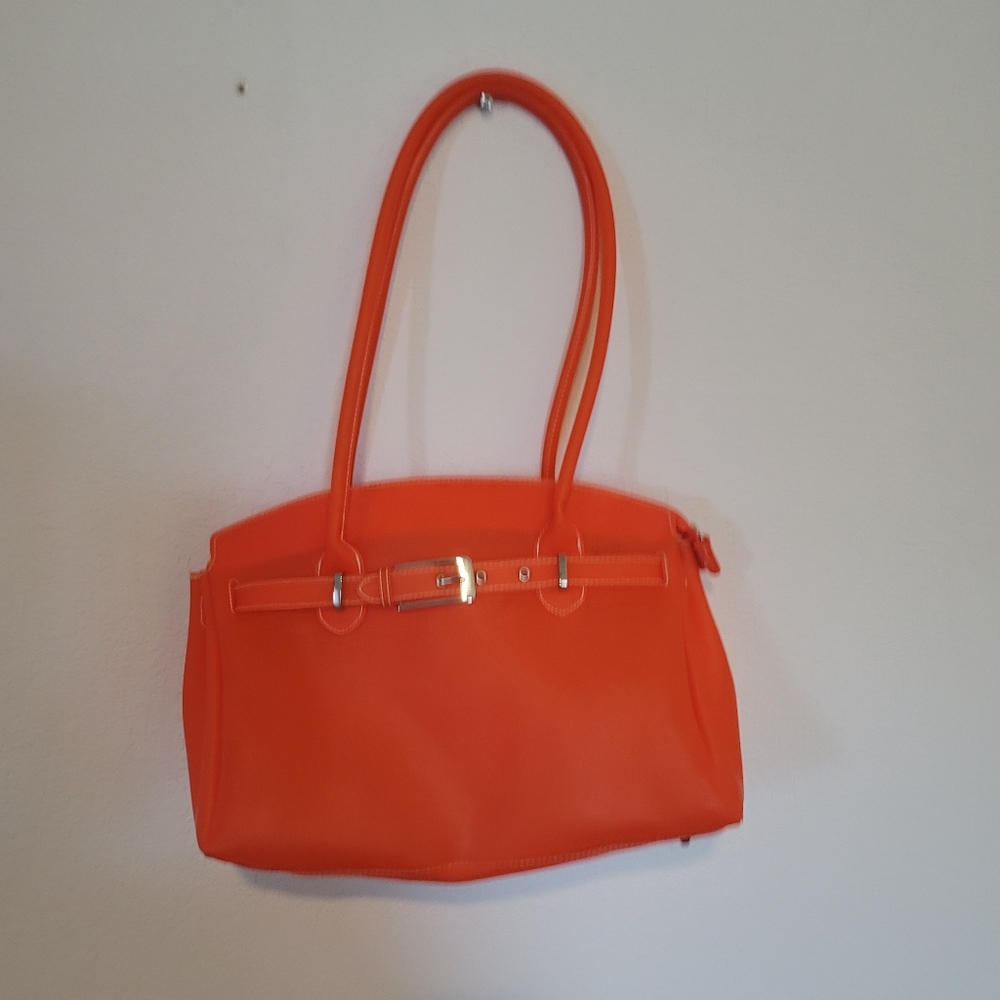 Bright Orange Medium Purse